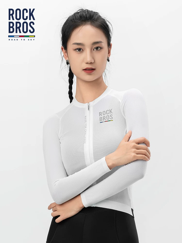 Rock Brothers Sky Road Series Áo đi xe đạp Đường núi Xe đạp thể thao Áo thể thao nữ dài tay mùa hè