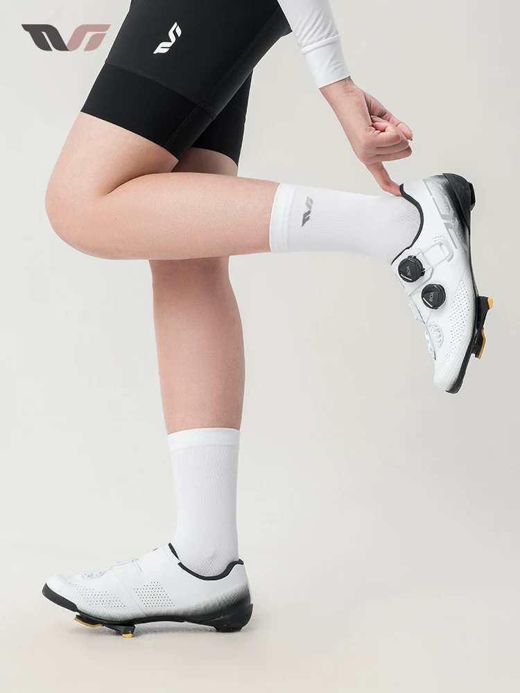 Rock Brothers TVI series tất đi xe đạp đường bộ xe đạp leo núi giữa bắp chân tất thể thao thoáng khí phong cách mùa hè dành cho nữ