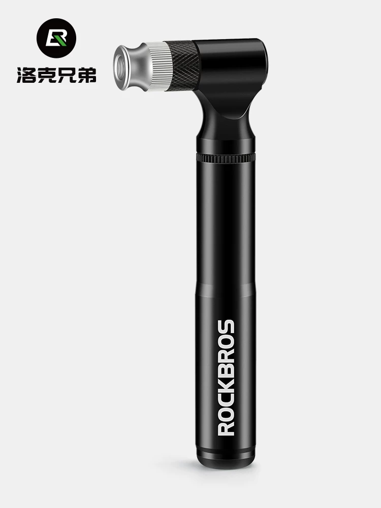 Máy bơm xe đạp di động Rock Brothers mini cao áp xe đạp leo núi xe đạp đường bộ đi xe đạp tại nhà máy bơm không khí bóng rổ