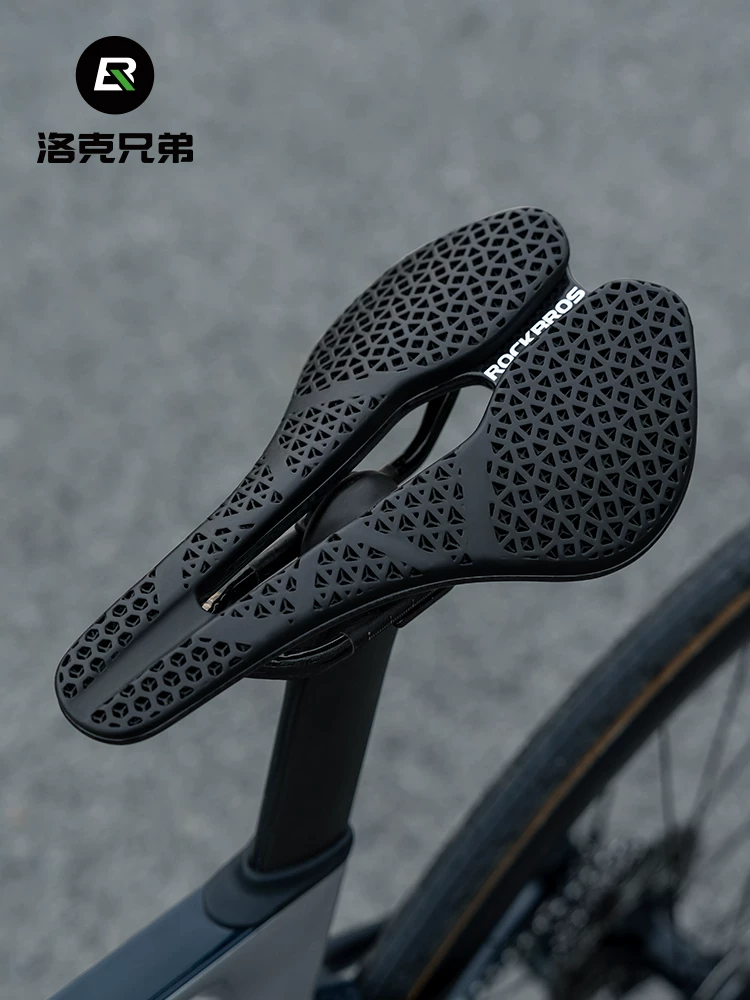 Đệm yên xe đạp Rock Brothers in 3D, yên xe đạp đường trường/núi, chất liệu sợi carbon rỗng, thoáng khí