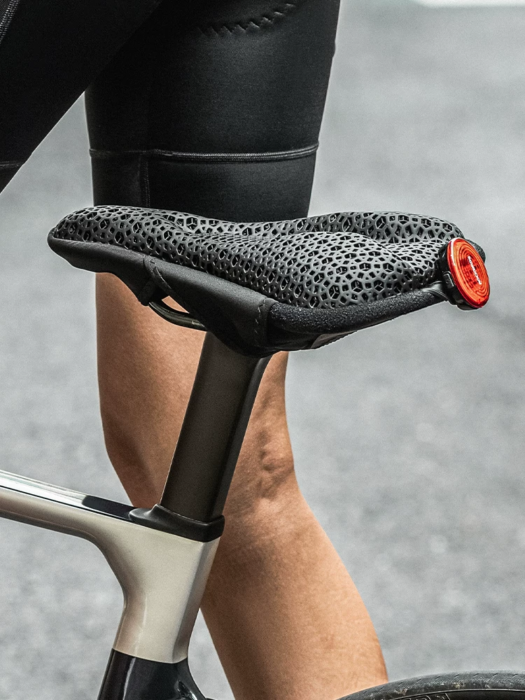 Rock Brothers bọc ghế xe đạp in 3D rỗng thoáng khí dành cho nam và nữ đệm ngồi xe đạp đường núi phụ kiện đi xe đạp