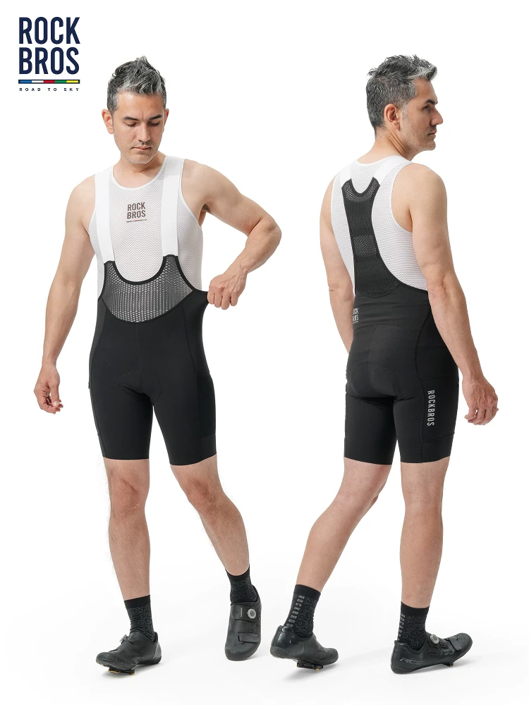 Rock Brothers Sky Road Series Double Arrow Bib Quần Short Quần Đi Xe Đạp Thoáng Khí Chuyên Nghiệp Quần Short Xe Đạp Đường Bộ Nam Mùa Hè