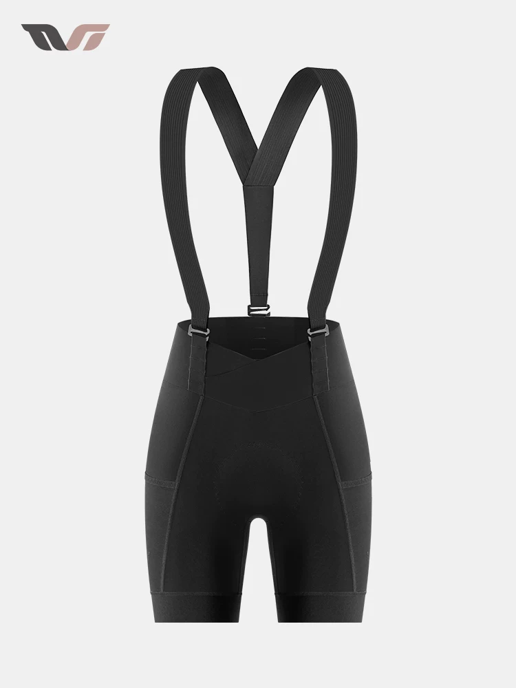 Quần short đi xe đạp bib dòng TVI của Rock Brothers dành cho nữ, có thể tháo rời, thích hợp cho xe đạp leo núi và xe đạp đường trường.