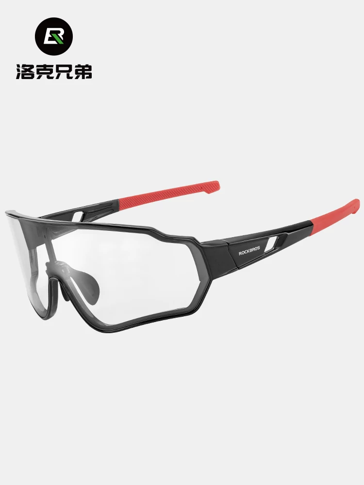 Kính đi xe đạp đổi màu Rock Brothers Kính cận thị phân cực dành cho nam và nữ thể thao ngoài trời xe đạp kính râm chống gió và chống cát