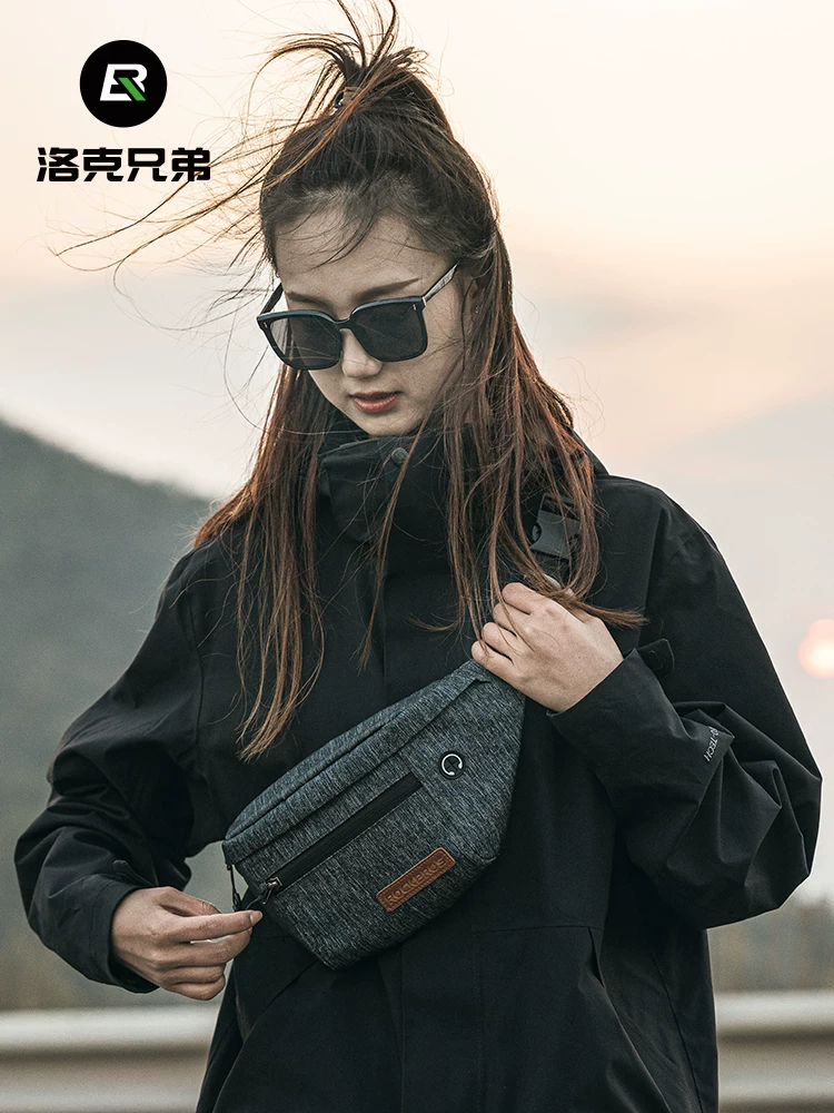 Túi đeo hông đi xe đạp Rock Brothers, túi đeo vai, túi đeo ngực, balo đeo chéo, túi đựng đồ đi làm, đi xe đạp, đi xe máy