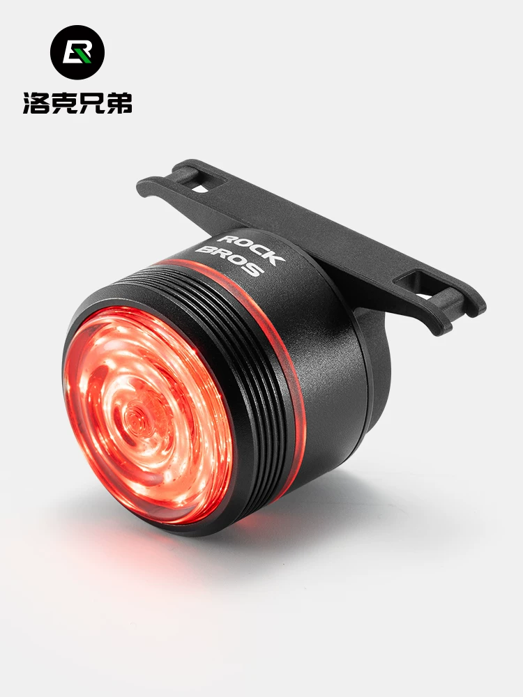Đèn hậu xe đạp Rock Brothers xe đạp leo núi xe đạp đường trường đi đêm đèn hậu cảm biến phanh thông minh cảm ứng đèn hậu