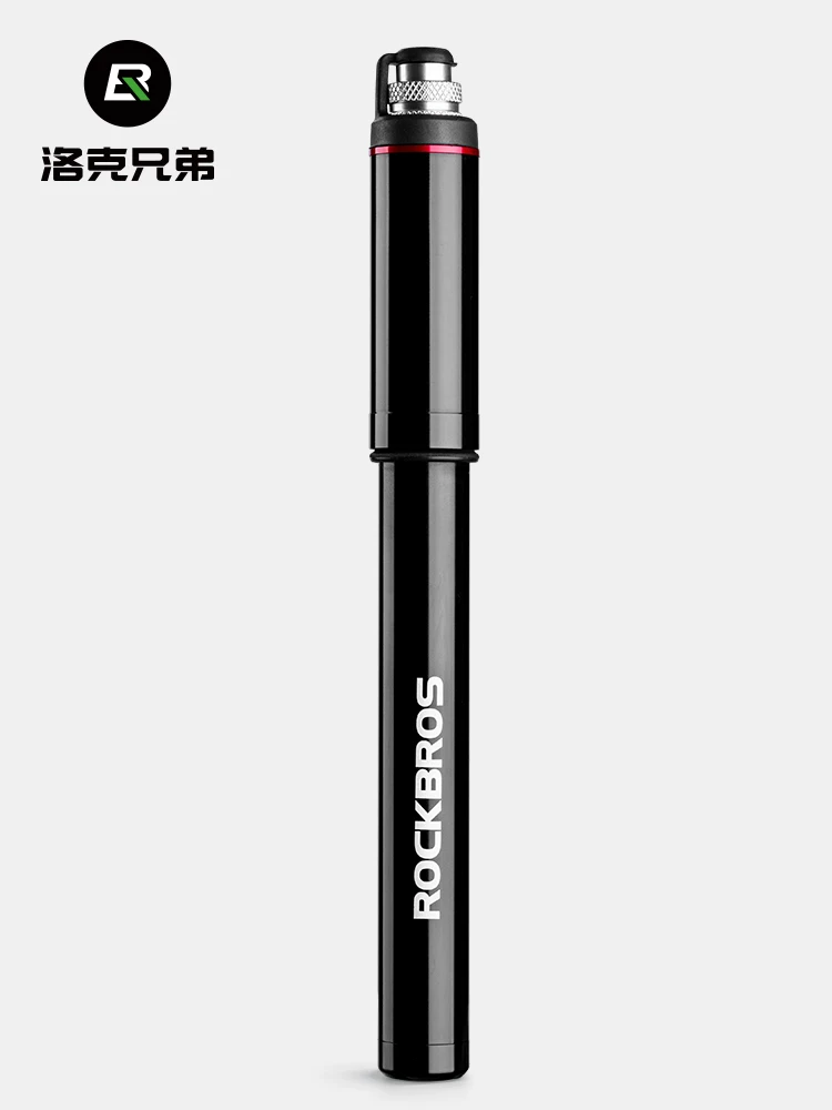 Máy bơm không khí cầm tay Rock Brothers Máy bơm xe đạp áp suất cao có van Schrader và Presta dành cho xe đạp leo núi và xe đạp đường trường, thiết bị đạp xe