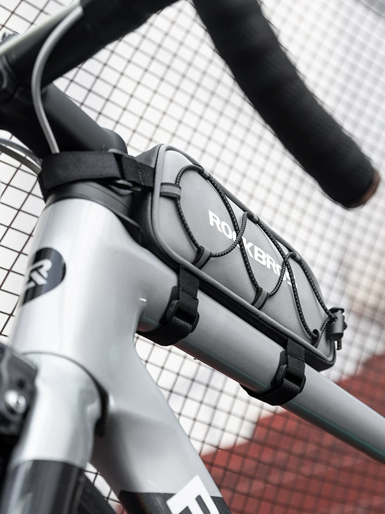 Túi đựng đồ trên khung xe đạp Rock Brothers, dành cho xe đạp đường trường, xe đạp leo núi, túi khung trước, phụ kiện đi xe đạp, túi yên xe phản quang