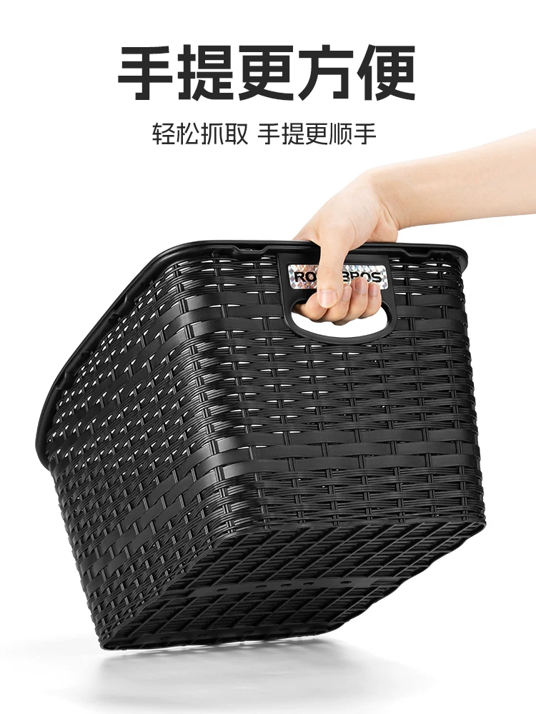 Giỏ sau xe đạp leo núi Rock Brothers, giá để đồ phía sau, hộp đựng thú cưng, giỏ yên sau, giỏ đựng rau củ