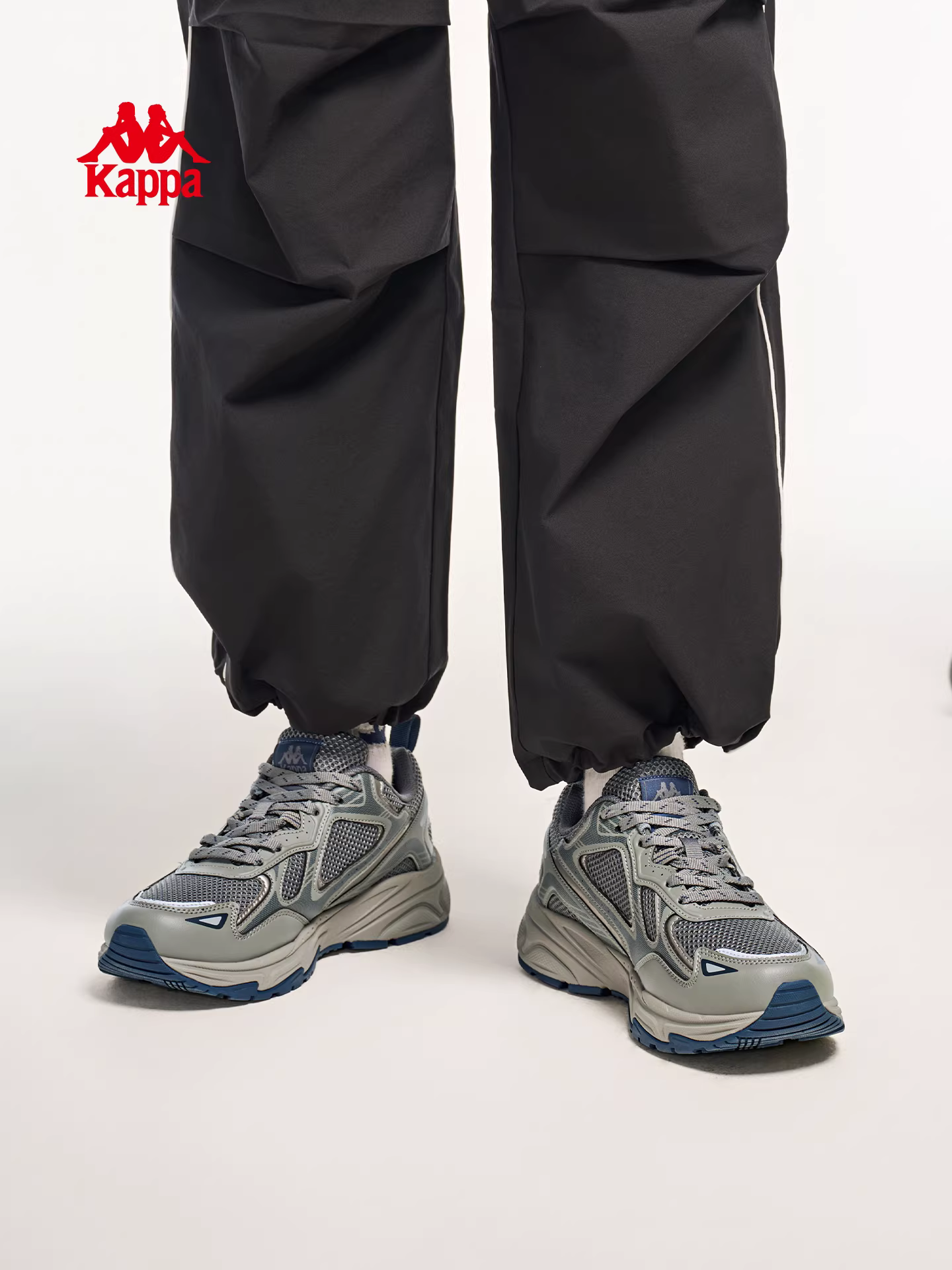 Giày thể thao đế dày Kappa dành cho nam mùa đông 2025, kiểu dáng retro, thời trang, tăng chiều cao.