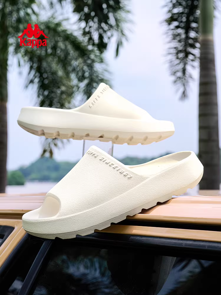 Giảm giá đặc biệt | Sản phẩm chính hãng] Dép đế dày dành cho nữ Kappa Dép sandal ngoài trời thời trang mới mùa hè 2025