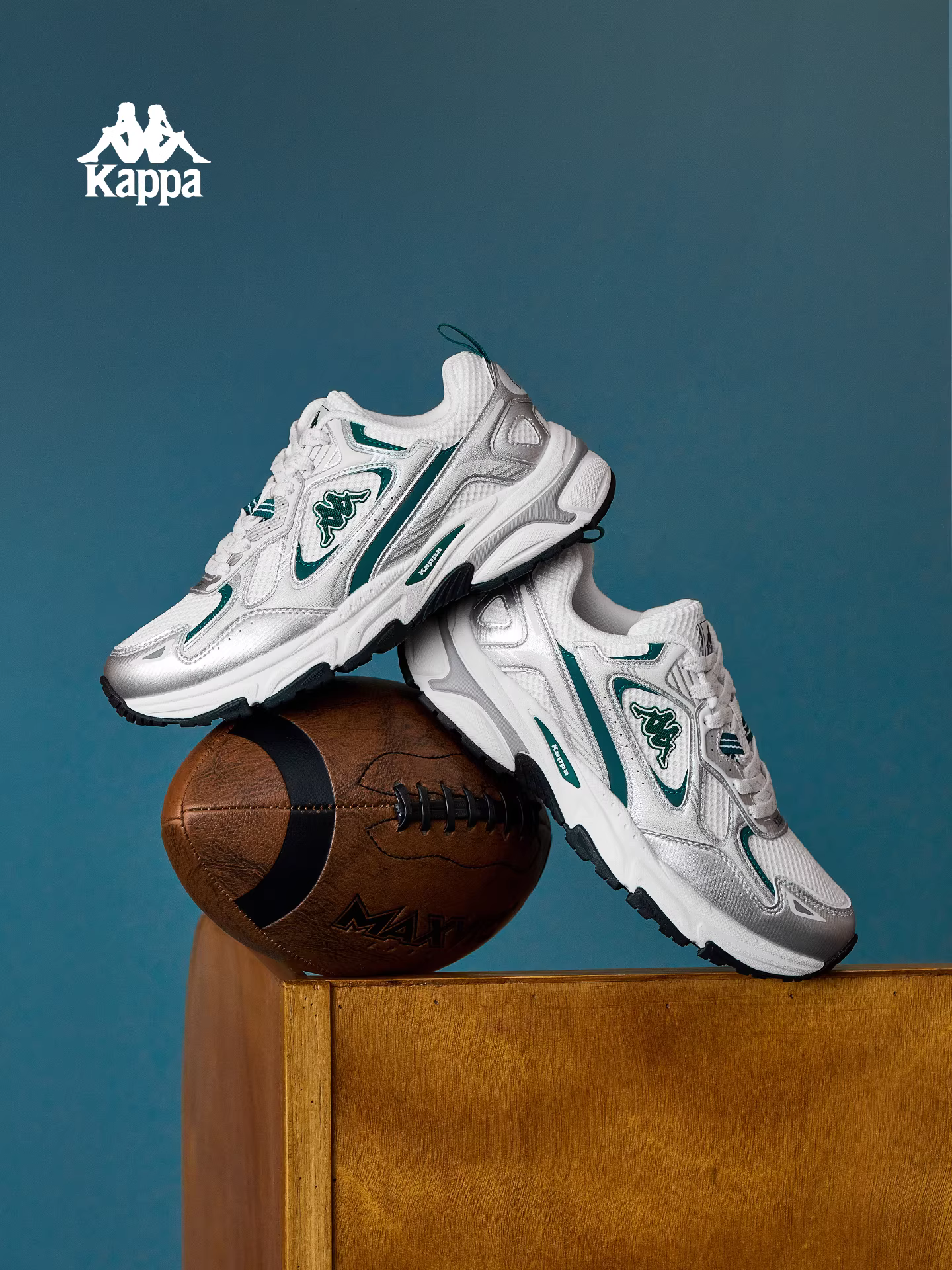 Giày thể thao Kappa retro nữ mùa đông 2025 đế dày đa năng kiểu dáng giày bố thời trang giày thường ngày nữ