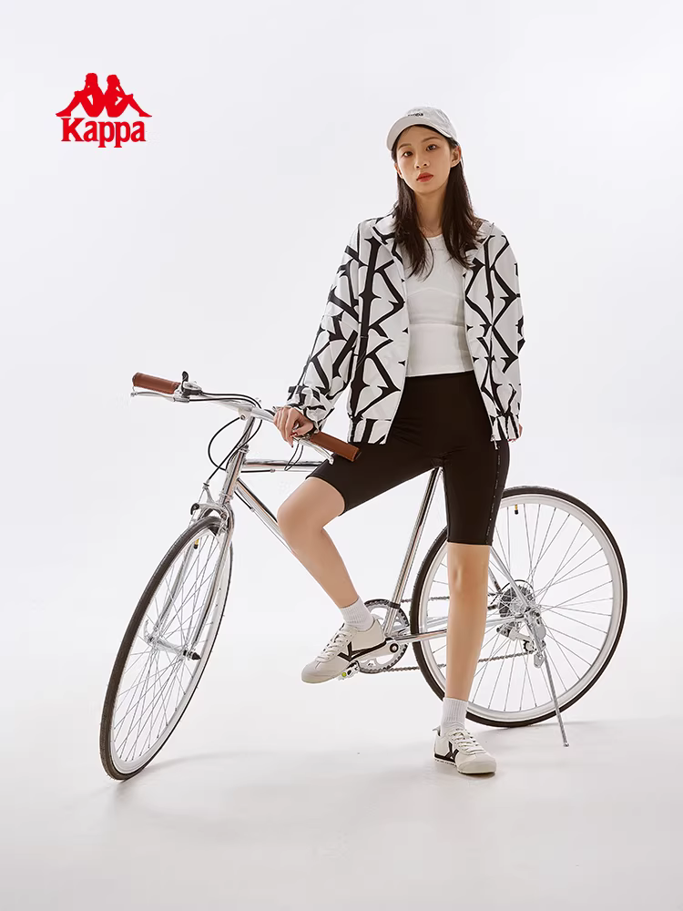 Giày nữ Kappa, giày tập luyện Đức, giày trắng đế thấp đế mỏng mùa đông 2025 mới, giày thể thao đa năng thời trang.