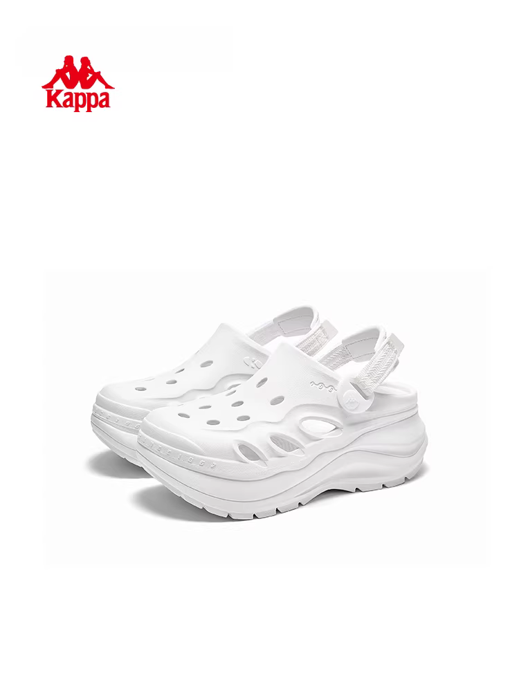 Dép nữ Kappa mùa hè 2025 đế dày tăng chiều cao, thoải mái, kiểu dáng giản dị, đi ngoài trời