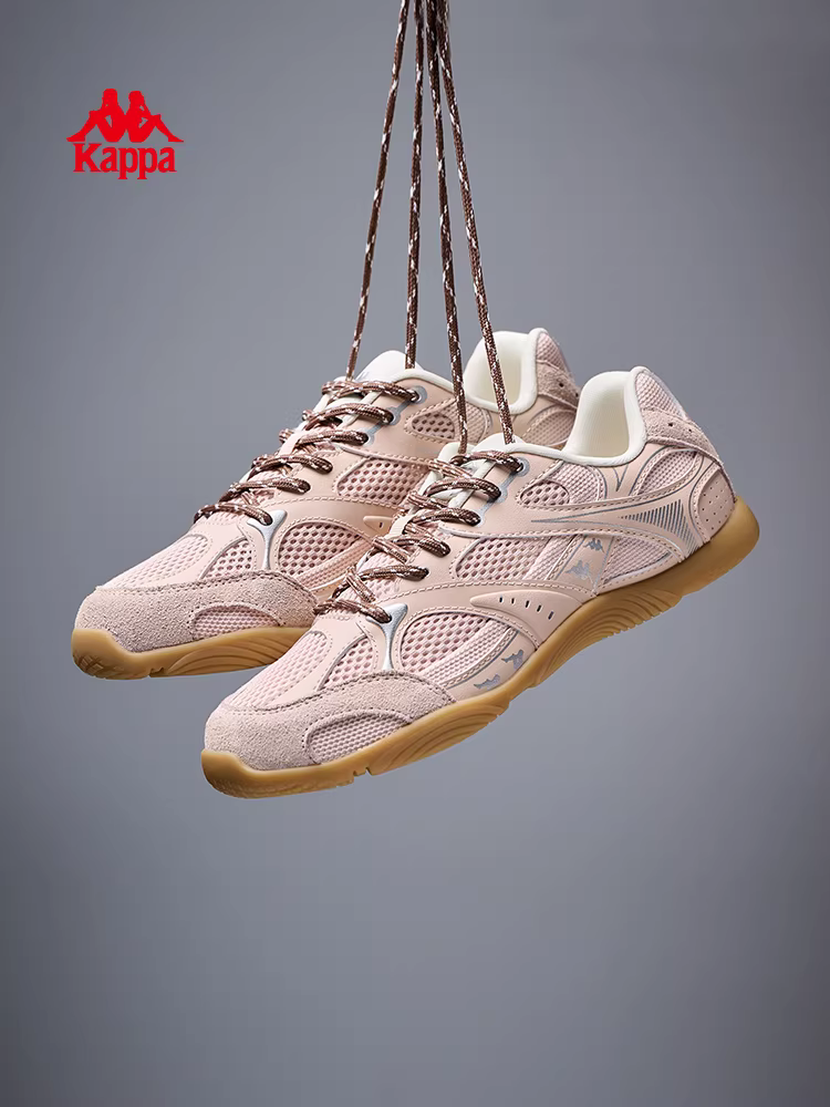 Giày nữ Kappa kiểu retro, giày tập luyện Đức, mùa đông 2025, kiểu thấp cổ, đế mềm, đa năng, thời trang, giày thể thao thường ngày