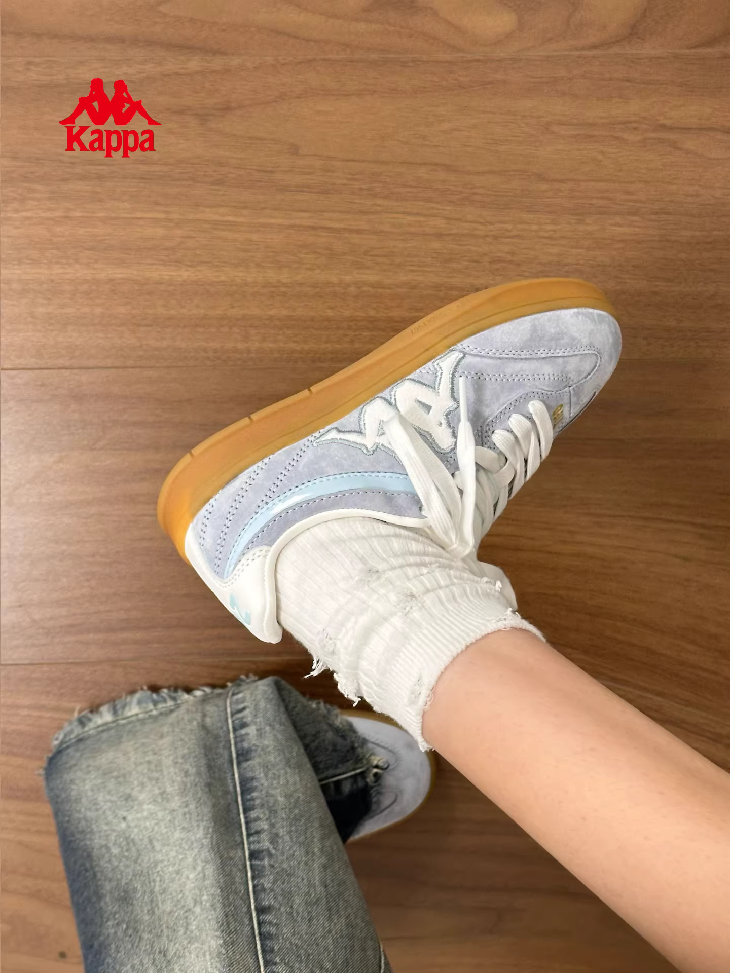 Giày thể thao Kappa retro Đức dành cho nữ mùa đông 2025, kiểu dáng đa năng, cổ thấp, đế mềm, giày thể thao thường ngày.