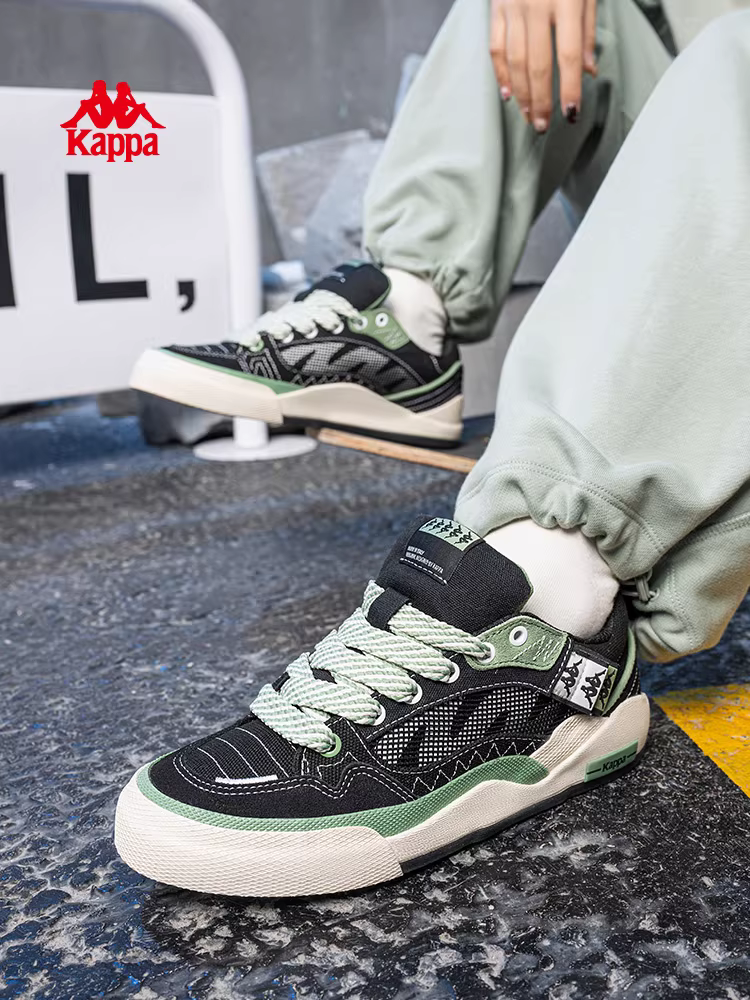 [Giảm giá đặc biệt] Giày vải nam Kappa mùa đông 2025, kiểu dáng cổ điển, phong cách trượt ván