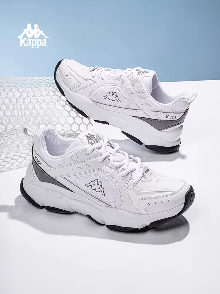 Giày thể thao nữ Kappa mùa đông 2025 đế dày tăng chiều cao kiểu dáng đa năng, giày chạy bộ thường ngày dành cho nữ