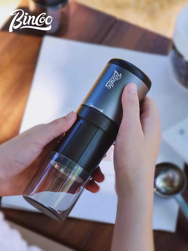 Máy xay cà phê điện Bincoo, máy xay cà phê cầm tay, máy pha cà phê nhỏ gọn cho gia đình và văn phòng