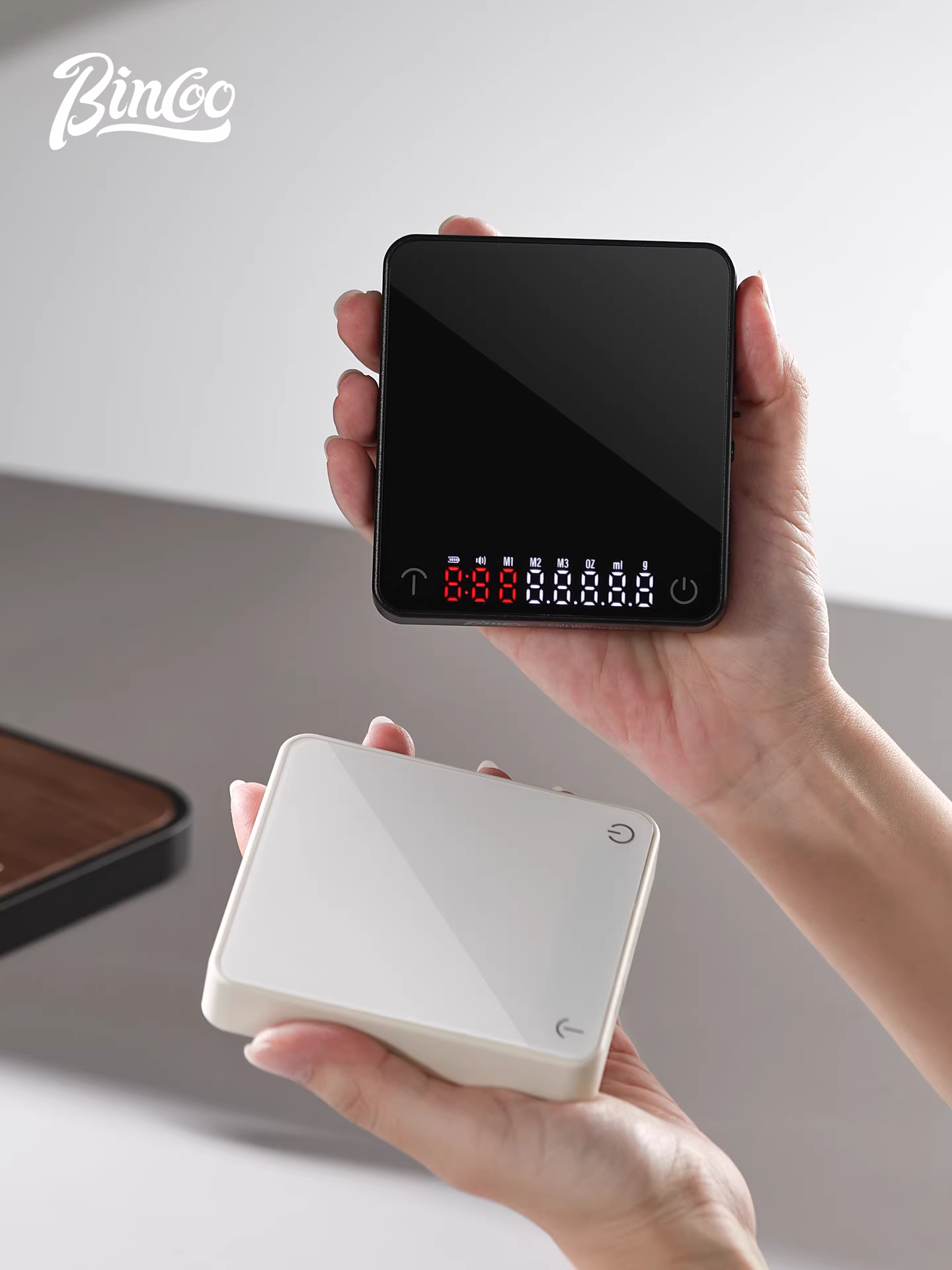 Cân kỹ thuật số cà phê Bincoo, cân hẹn giờ pha cà phê thủ công thông minh, nhỏ gọn, mini, di động, kiểu Ý, cân chính xác 0.1g
