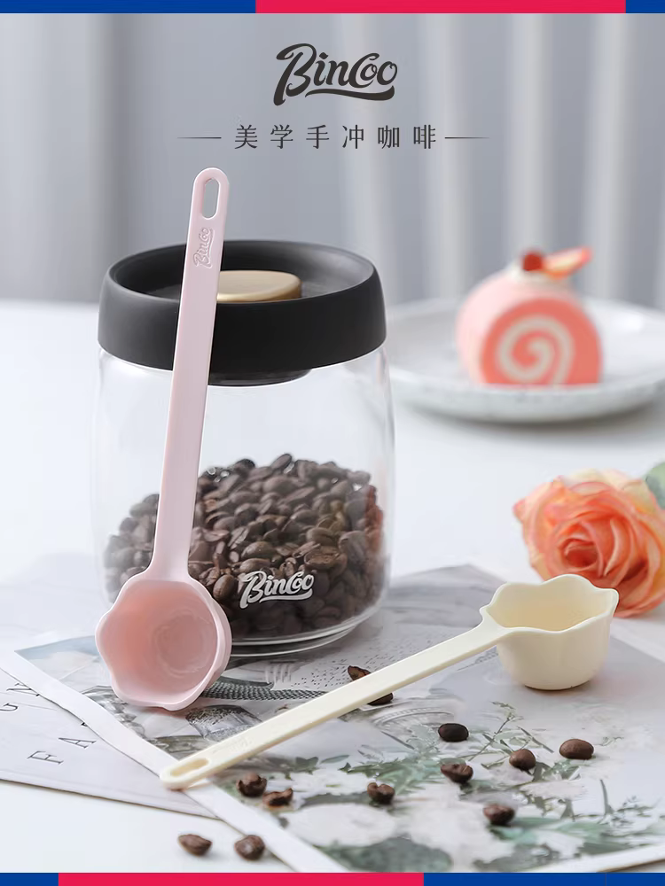 Muỗng đo cà phê hạt Bincoo Gesha cán ngắn cán dài muỗng cà phê bột nhựa muỗng cà phê hạt 10g