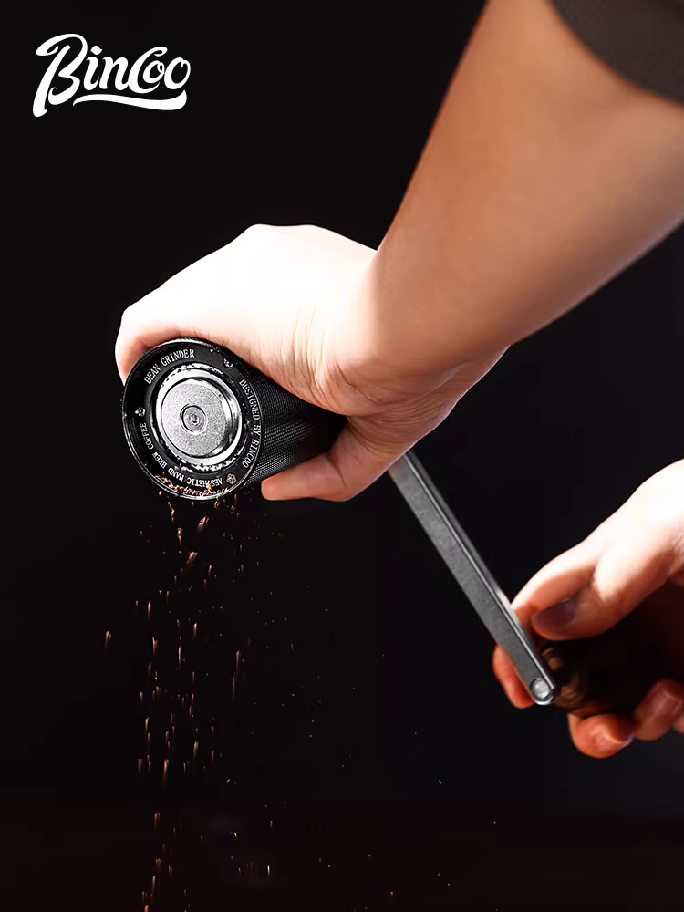 Máy xay cà phê Bincoo, dao đá bào, máy xay cầm tay gia dụng đặc biệt để pha cà phê thủ công, có thể gập lại với lõi mạ titan
