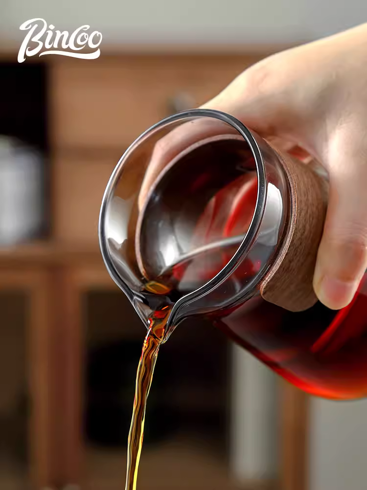 Bộ pha cà phê thủ công Bincoo, gồm bình pha cà phê, tách pha cà phê treo tai, bình pha cà phê lạnh, tách nếm thử.