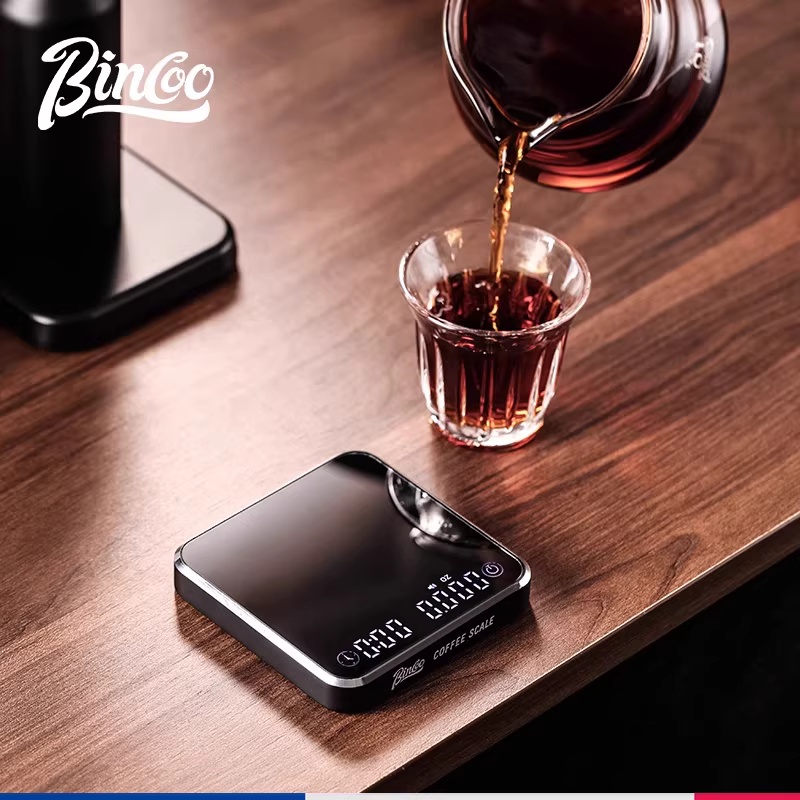 Cân cà phê thông minh Bincoo, cân điện tử chuyên nghiệp, cân hạt cà phê pha thủ công kiểu Ý, cân chính xác, thiết bị pha cà phê nhỏ gọn