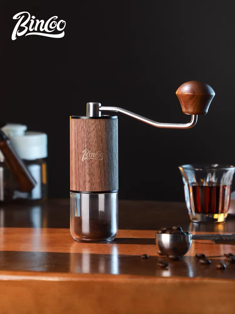 Máy xay cà phê cầm tay Bincoo, máy xay hạt cà phê, máy pha cà phê thủ công, máy xay cầm tay gia dụng, lõi thép