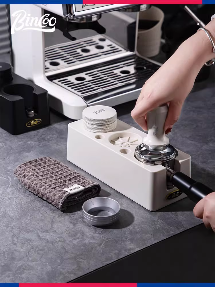 Giá đỡ tamper cà phê Bincoo đa năng, tay cầm hỗ trợ, khung đỡ, dụng cụ phân phối bột, đế đựng giấy lọc