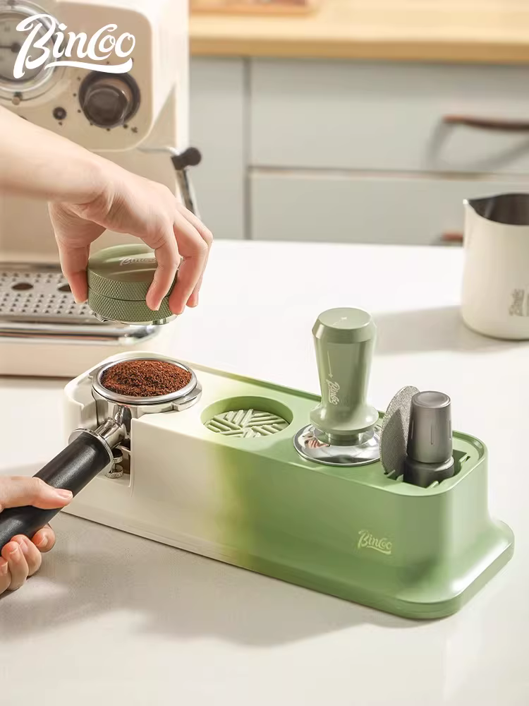 Bộ dụng cụ pha cà phê đa năng Bincoo, đế ép cà phê 51/58mm, dụng cụ phân phối cà phê, bộ dụng cụ ép cà phê, búa ép cà phê