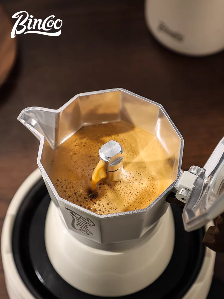 Bình pha cà phê moka Bincoo, dụng cụ pha cà phê nhỏ gia dụng, máy pha cà phê espresso thủ công, máy xay cà phê bằng tay, dụng cụ pha cà phê
