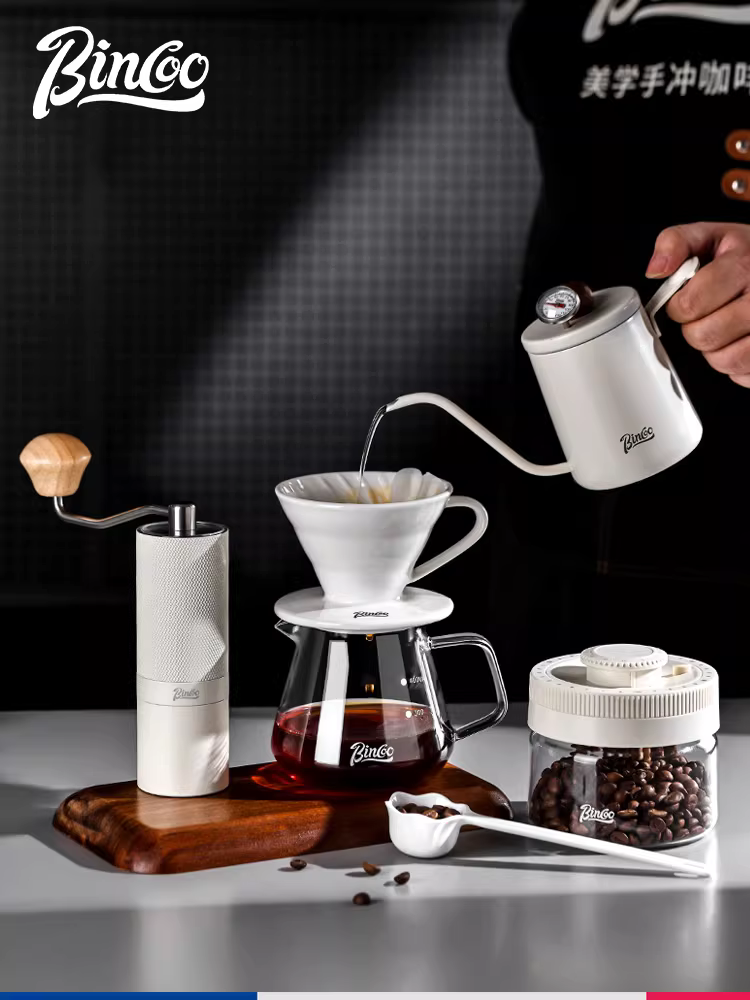 Bộ pha cà phê Bincoo Pour-over, thiết bị pha cà phê, bộ lọc cà phê, bình chia cà phê, máy xay cà phê cầm tay, bộ lọc cà phê V60