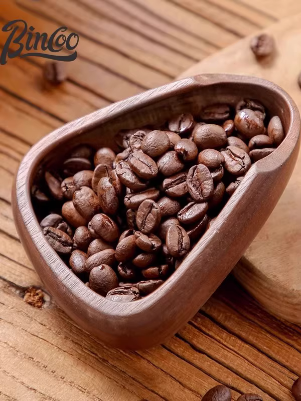 Khay cân hạt cà phê Bincoo, khay cân hạt gỗ óc chó, khay đựng hạt cà phê, dụng cụ pha cà phê espresso thủ công, hộp đựng hạt cà phê, muỗng múc trà