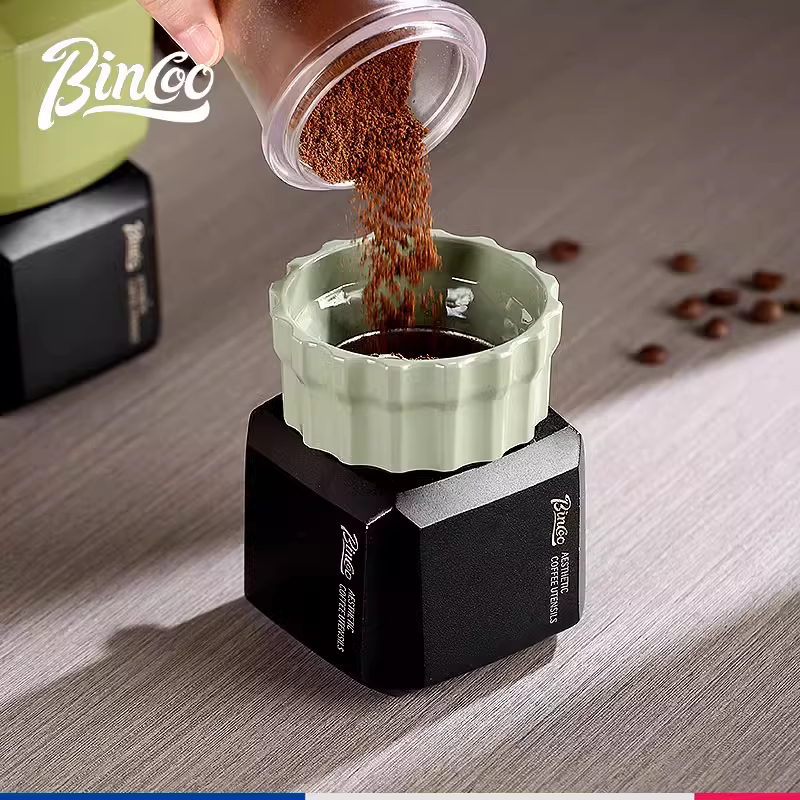 Phụ kiện đặc biệt cho ấm pha cà phê Bincoo Moka: dụng cụ rót bột chống bắn, bộ lọc bột, van đơn/kép, dùng được cho nhiều loại ấm pha cà phê