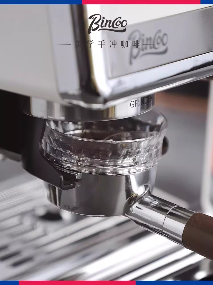 Bộ phân phối bột cà phê Bincoo kiểu Ý, vòng giữ bột đặc biệt 51/58mm, đa năng, từ tính, chống bắn bột