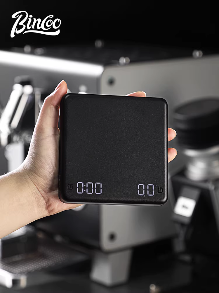 Cân điện tử pha cà phê Bincoo mini thông minh, cân hạt cà phê, cân định lượng cho pha cà phê thủ công, đo tỷ lệ bột-nước, hẹn giờ, cân chuyên dụng