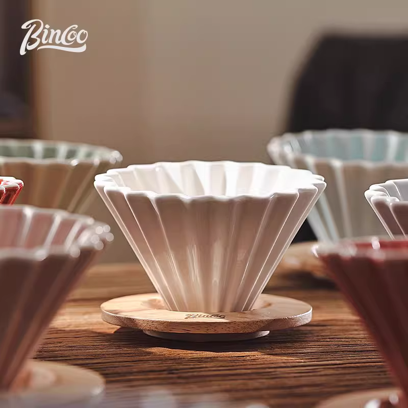 Bộ pha cà phê Bincoo Pour-over, ấm chia sẻ, bộ lọc V60, cốc lọc, bộ lọc chiết xuất, ấm có vòi dài, dụng cụ pha cà phê