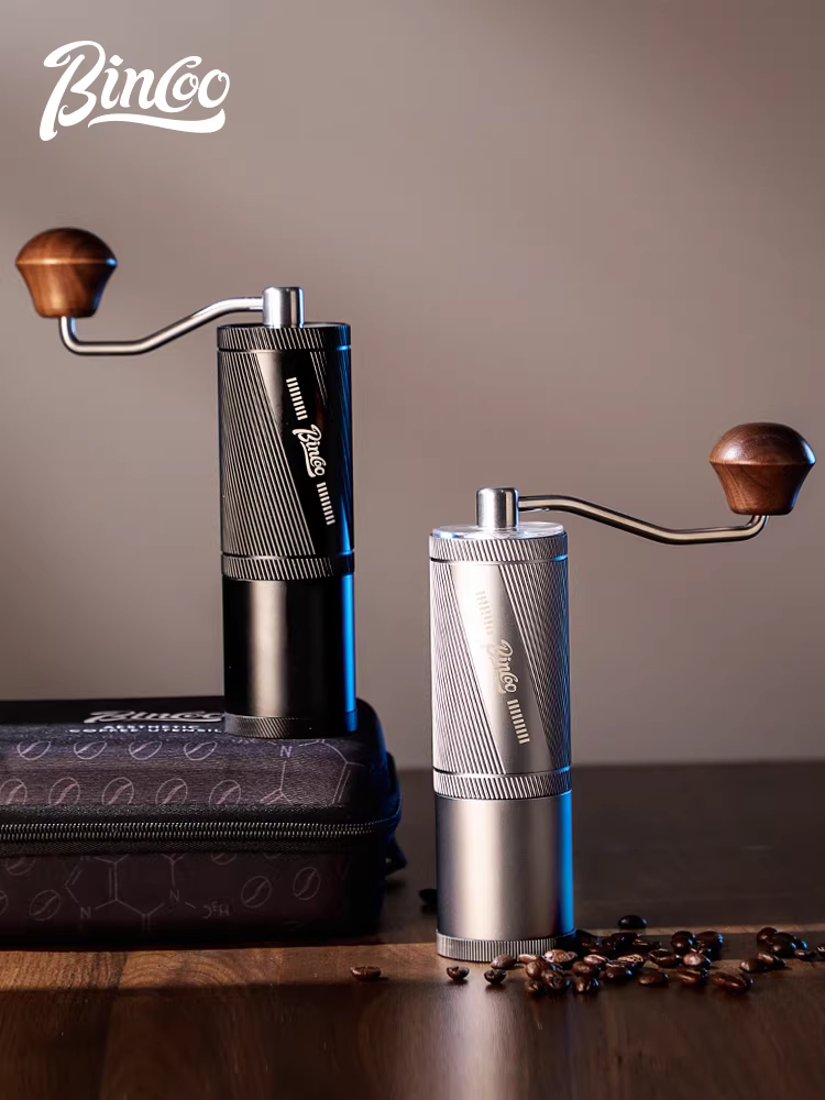Máy xay cà phê thủ công Bincoo có rây, máy xay cà phê bằng tay, dụng cụ pha cà phê bằng tay, máy xay cà phê thủ công