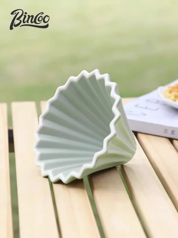 Bộ ấm pha cà phê thủ công Bincoo, cốc lọc macaron nhỏ tươi mát, máy xay cà phê cầm tay du lịch ngoài trời, cắm trại