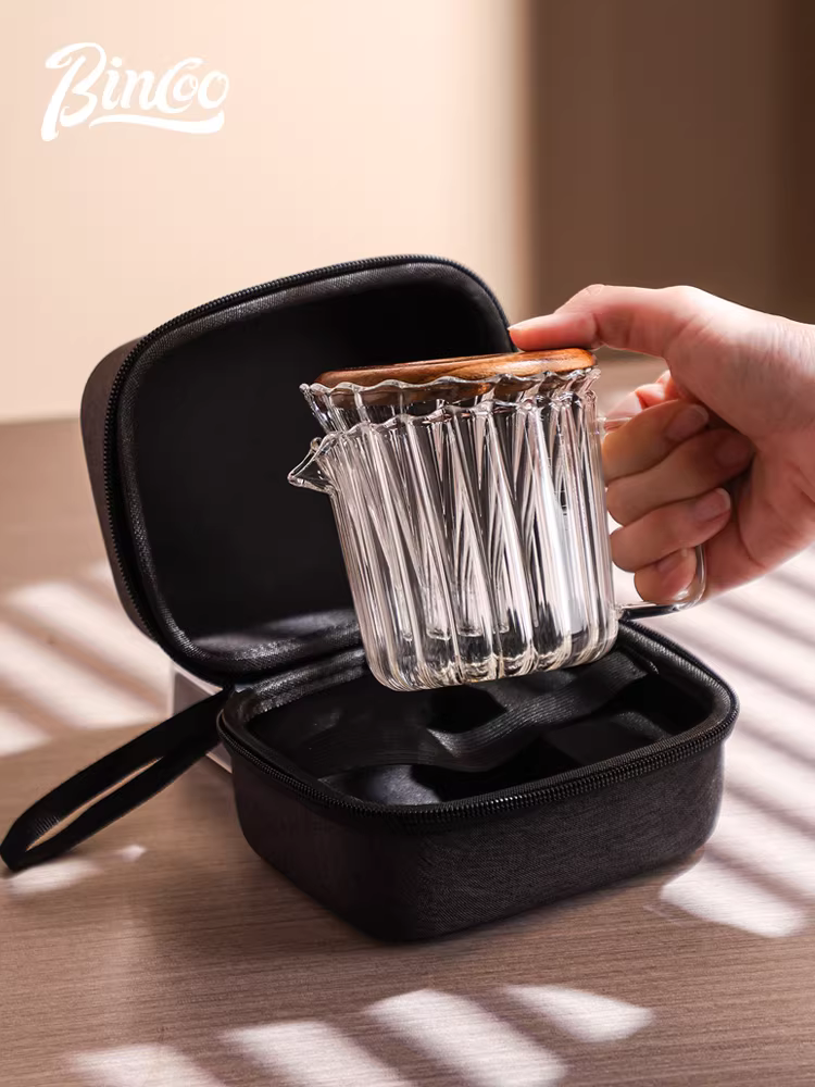 Bộ lọc cà phê thủ công Bincoo, cốc chia sẻ, bộ ấm pha cà phê, bộ lọc giấy kiểu Mỹ V60, dùng cho cắm trại, du lịch