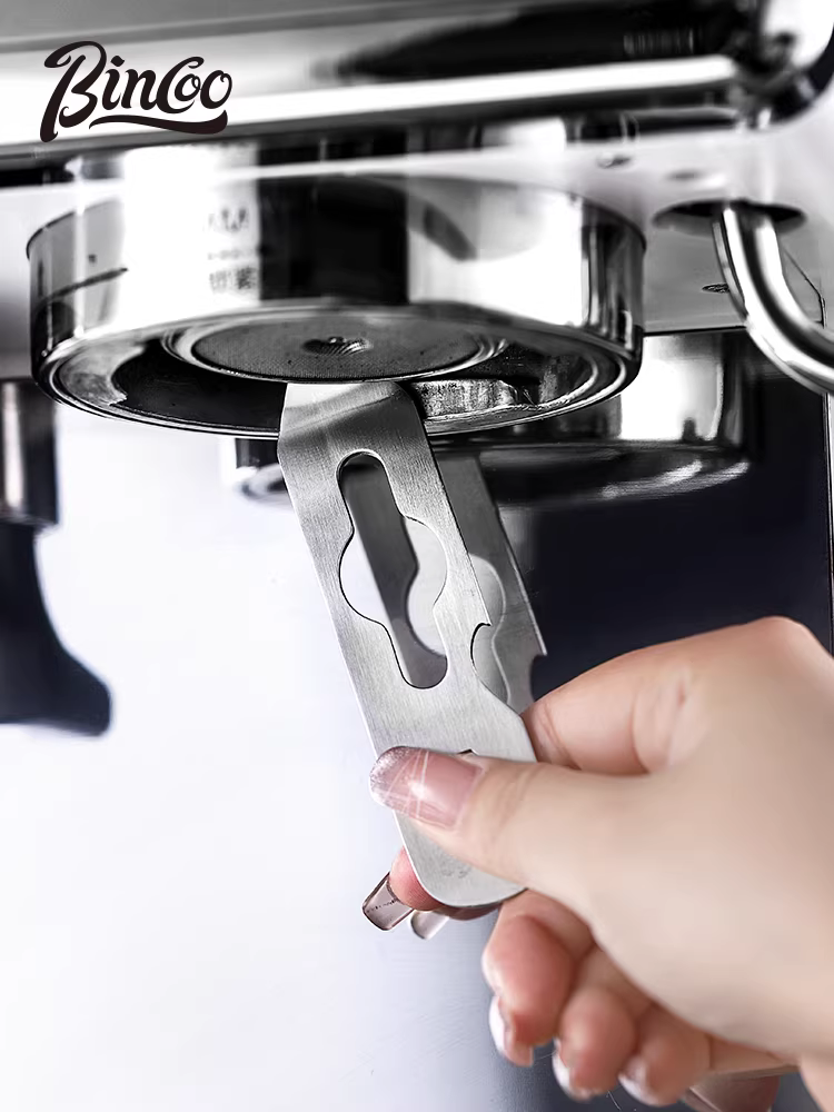 Dụng cụ tháo tay cầm máy pha cà phê Bincoo đa năng, dụng cụ bẩy bát đựng bột với móc, cờ lê thép không gỉ, dụng cụ tách rời