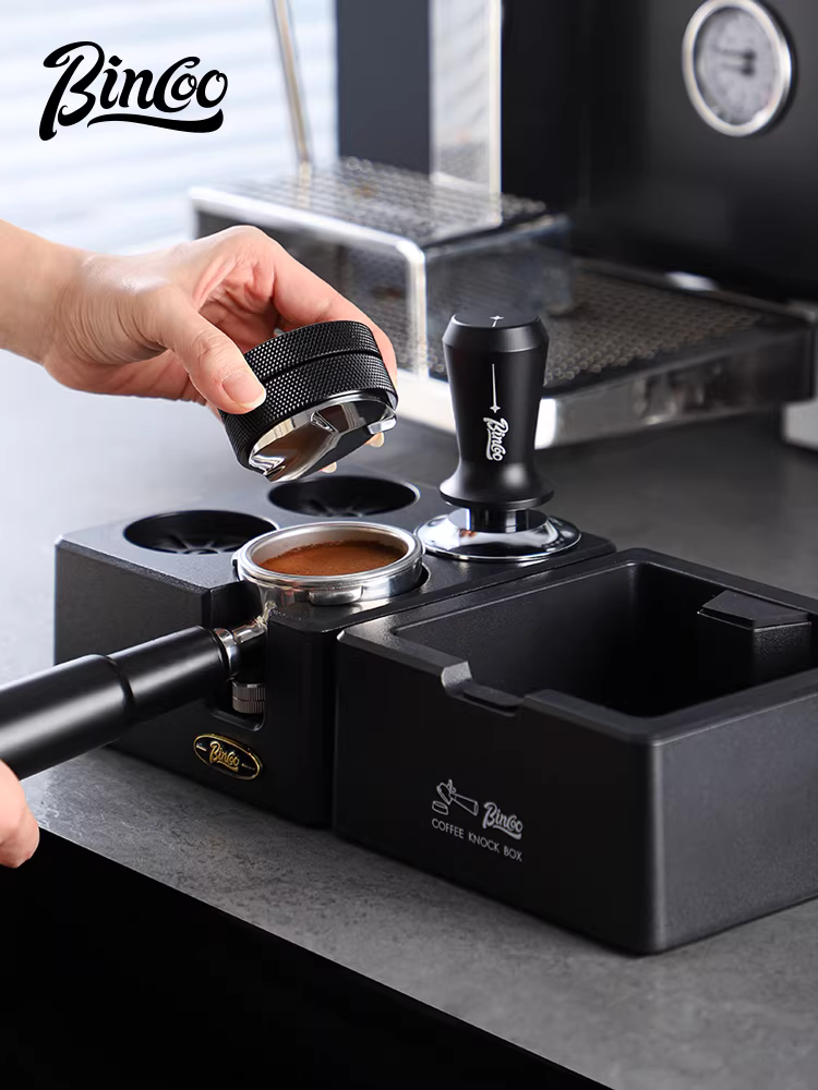 Bộ dụng cụ tamper cà phê Bincoo 51/58mm đa năng, gồm tamper và đế, 3 món