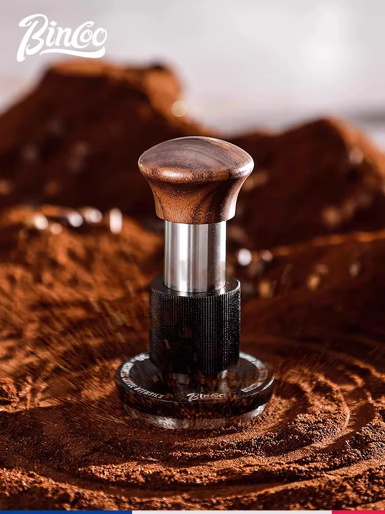 Bộ dụng cụ nén cà phê Bincoo Impact Tamper, lực nén không đổi 30 lbs, dụng cụ nén cà phê Ý 51/58mm, bộ ba dụng cụ phân phối bột