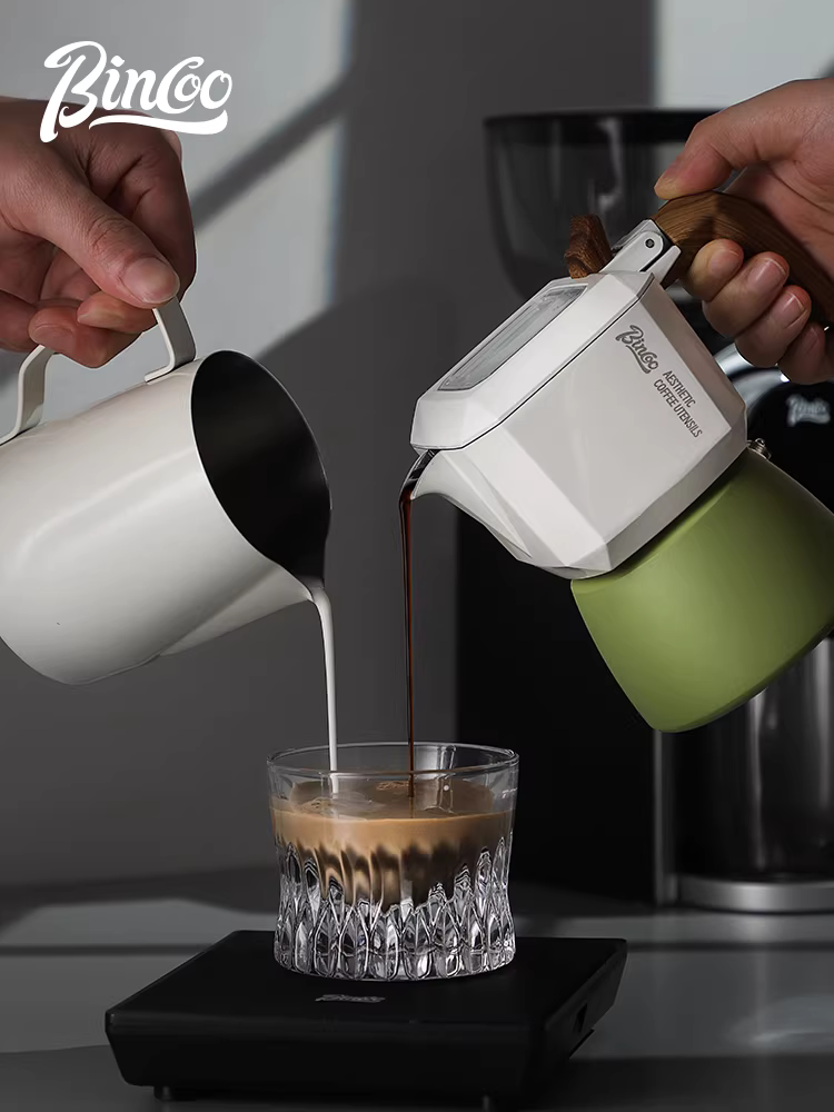 Bộ pha cà phê Espresso kiểu Ý Bincoo Bird Moka Pot, thiết bị pha cà phê nhỏ gọn dùng ngoài trời