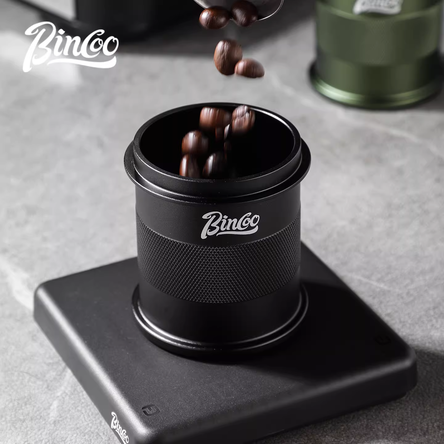 Cốc thu gom bã cà phê Bincoo, kiểu đảo ngược, tay cầm 51/58mm, dùng được cho nhiều loại máy pha cà phê, dụng cụ thu gom bã cà phê kiểu Ý pha thủ công