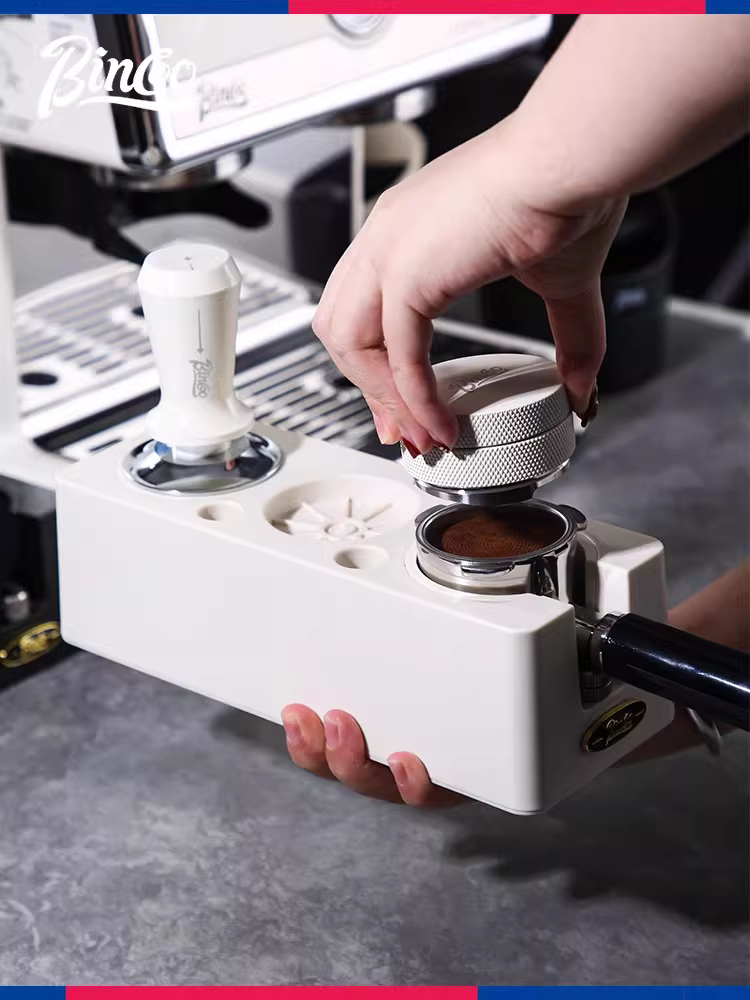 Giá đỡ tamper cà phê Bincoo đa năng, tay cầm hỗ trợ, khung đỡ, dụng cụ phân phối bột, đế đựng giấy lọc