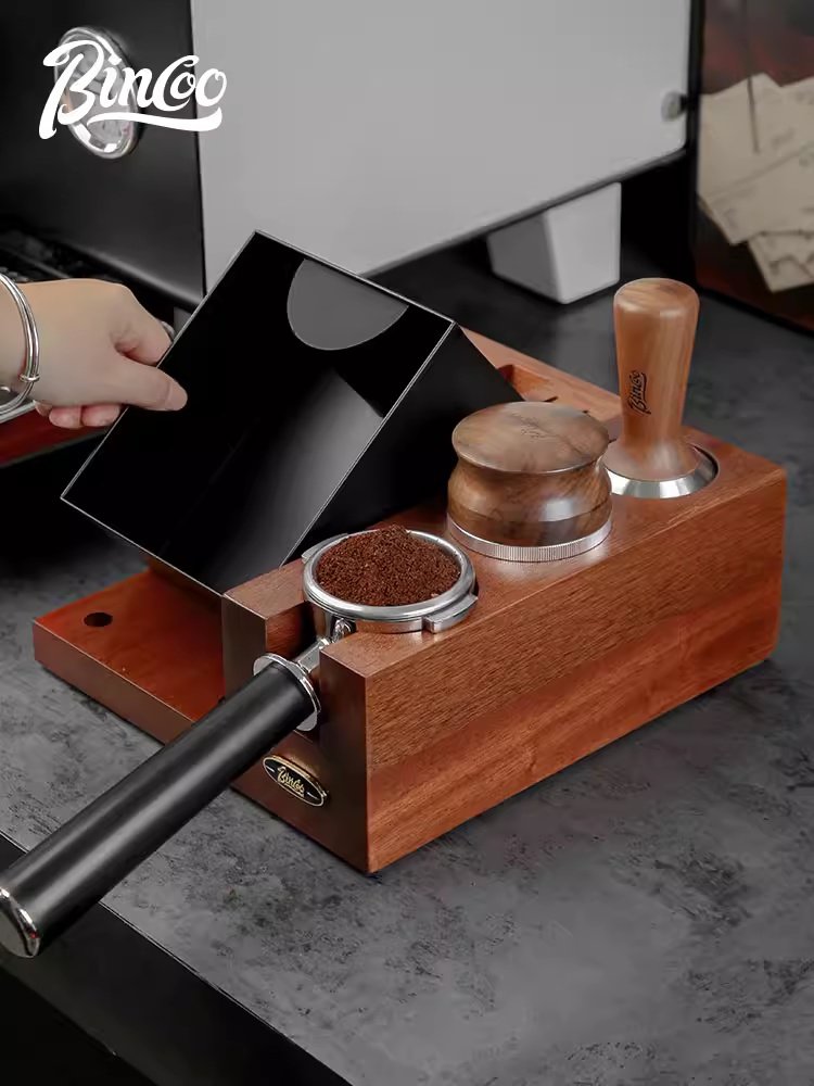 Bộ dụng cụ ép cà phê Bincoo, máy pha cà phê Espresso, bộ dụng cụ phân phối cà phê 51/58mm, bộ ba món