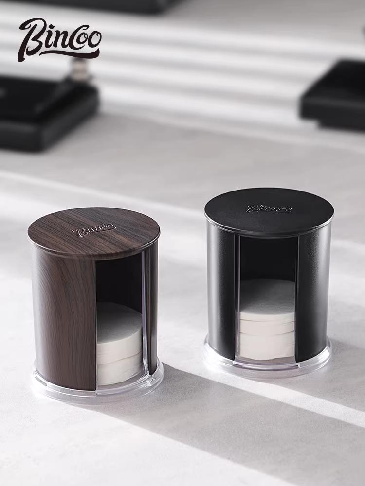 Hộp đựng giấy lọc cà phê Ý Bincoo, hộp đựng giấy lọc chống bụi, hộp đựng giấy lọc máy pha cà phê, hộp đựng bột tròn, giấy lọc đa năng