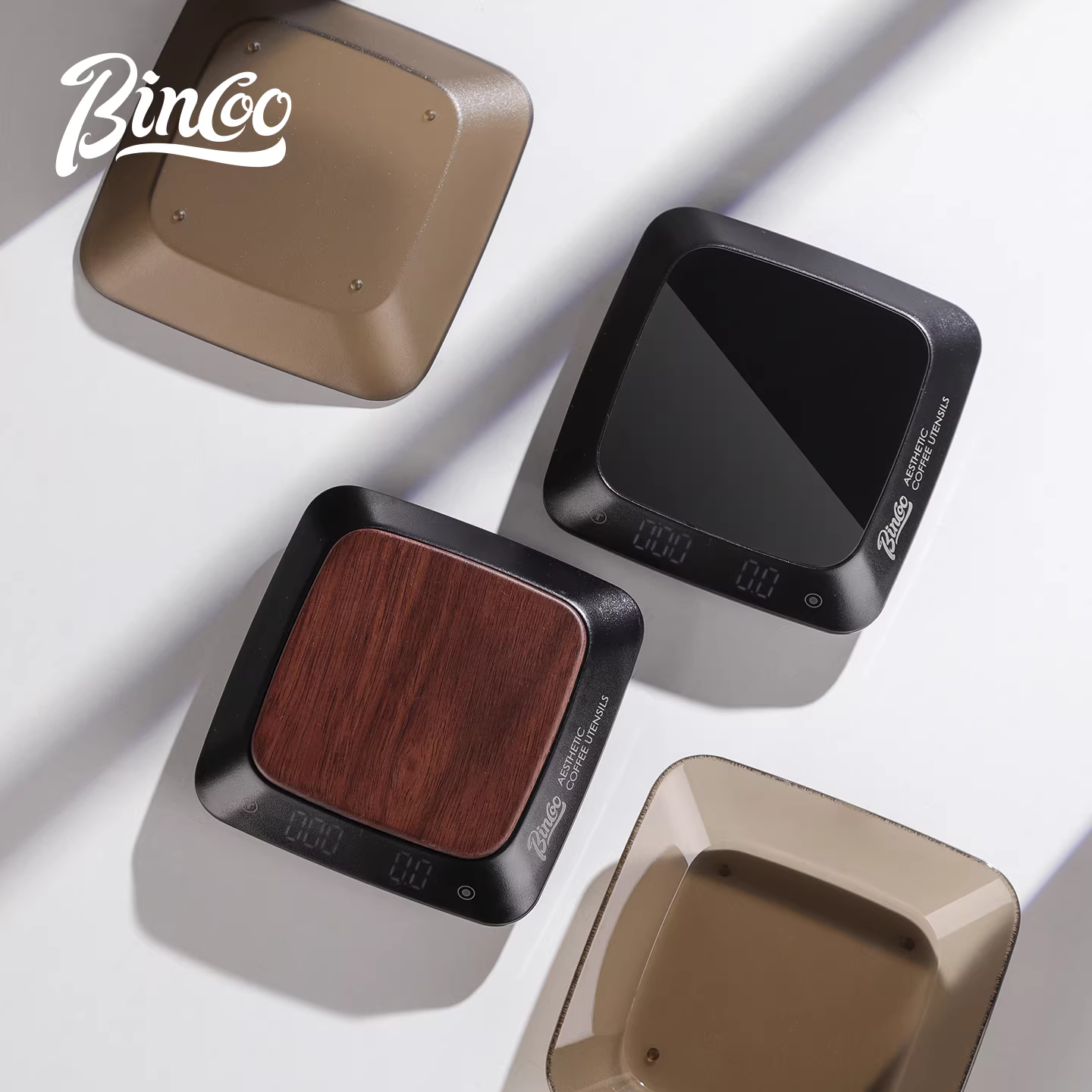 Cân điện tử pha cà phê kiểu Ý Bincoo, cân cà phê mini chuyên dụng cho pha cà phê thủ công, hẹn giờ thông minh, cân hạt cà phê.